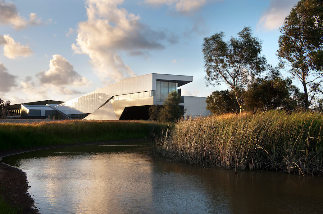 UniSA's Mawson Institute Building V, a leading pre-commercial incubator and collaborative research facility in Adelaide's north. Photographer: John Gollings 