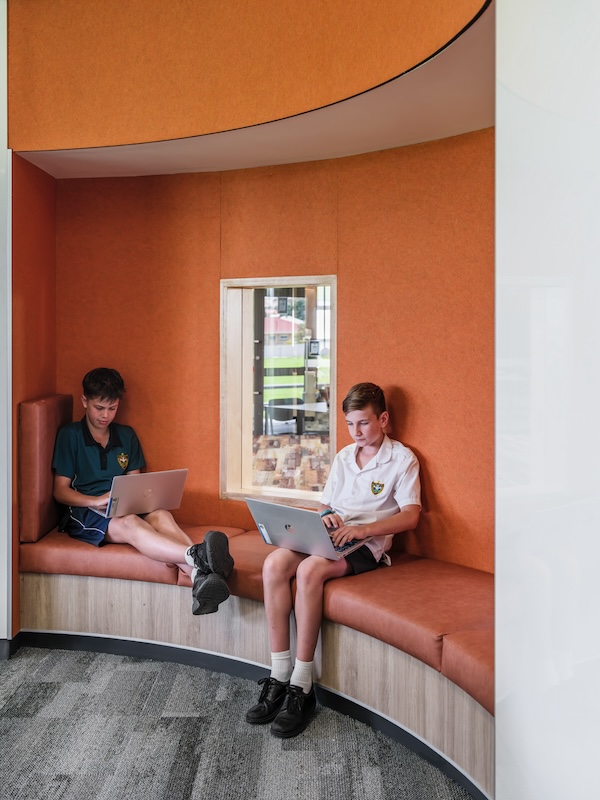 Study nooks encourage graduated independence at the SJPL Hope Centre. Pic: Aaron Citti