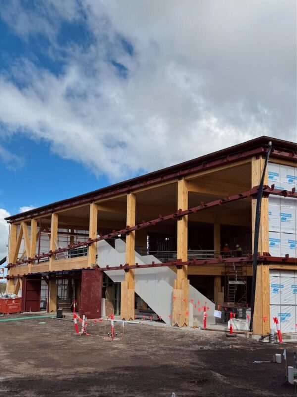 The structure taking shape at LCTC, Mt Gambier